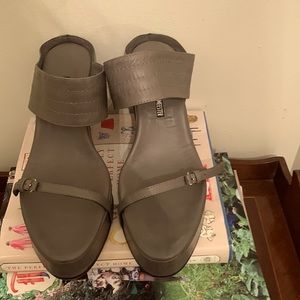 Ann demeulemeester grey wedges